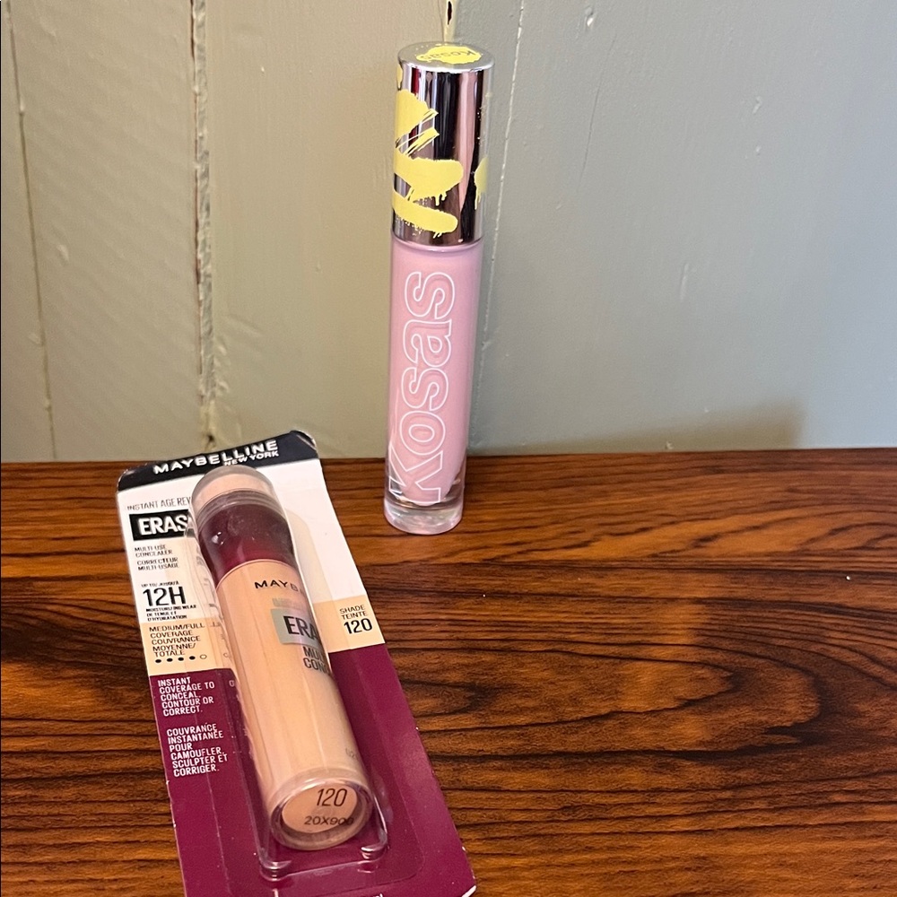 Kosas Revealer Extra Bright Colour Corrector & Maybelline Eraser Comcealer